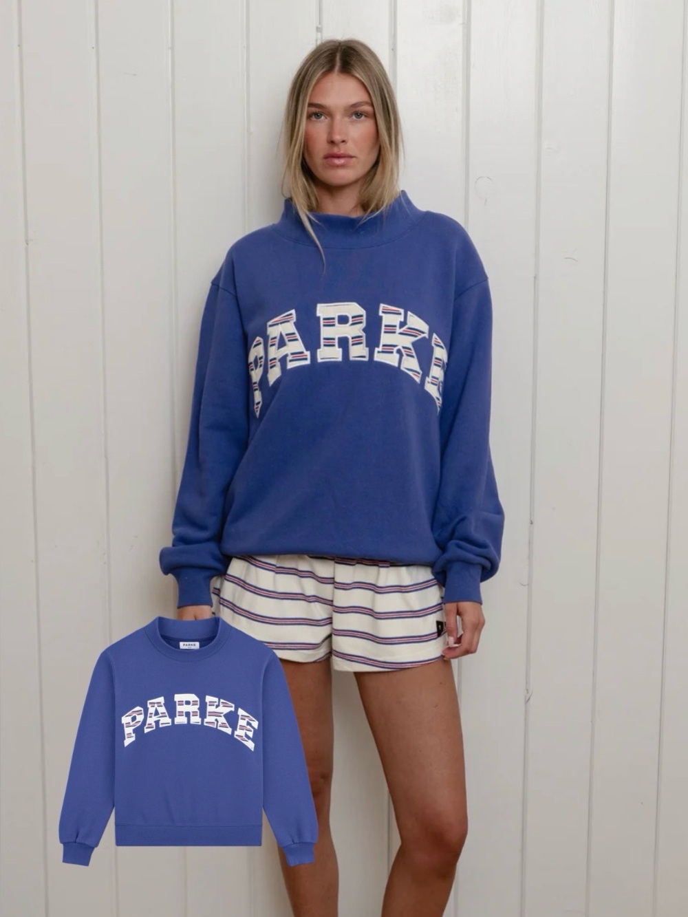 Parke Americana Varsity Mockneck